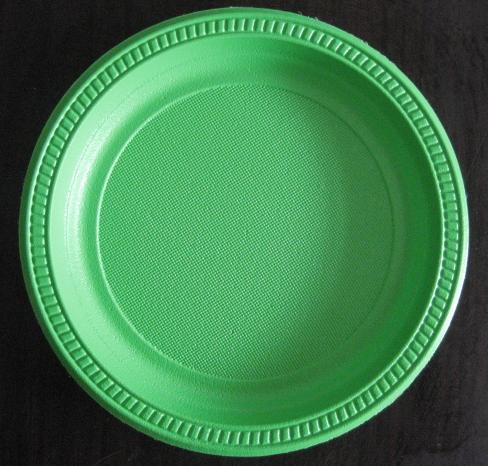 green Disposable tableware